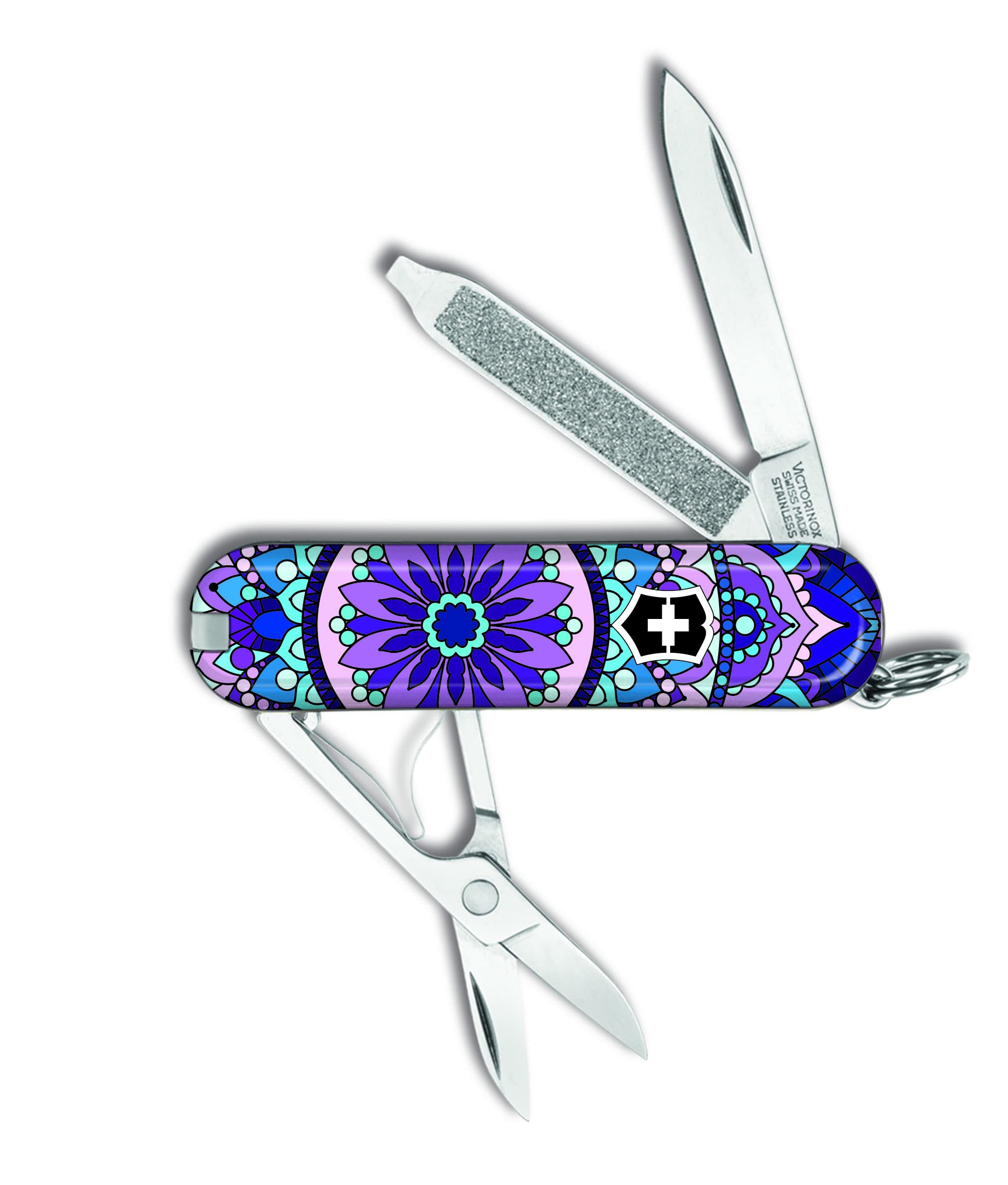Amazon.com: Victorinox Classic SD 7 Function Purple Mandala